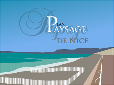 Plan paysage de Nice
